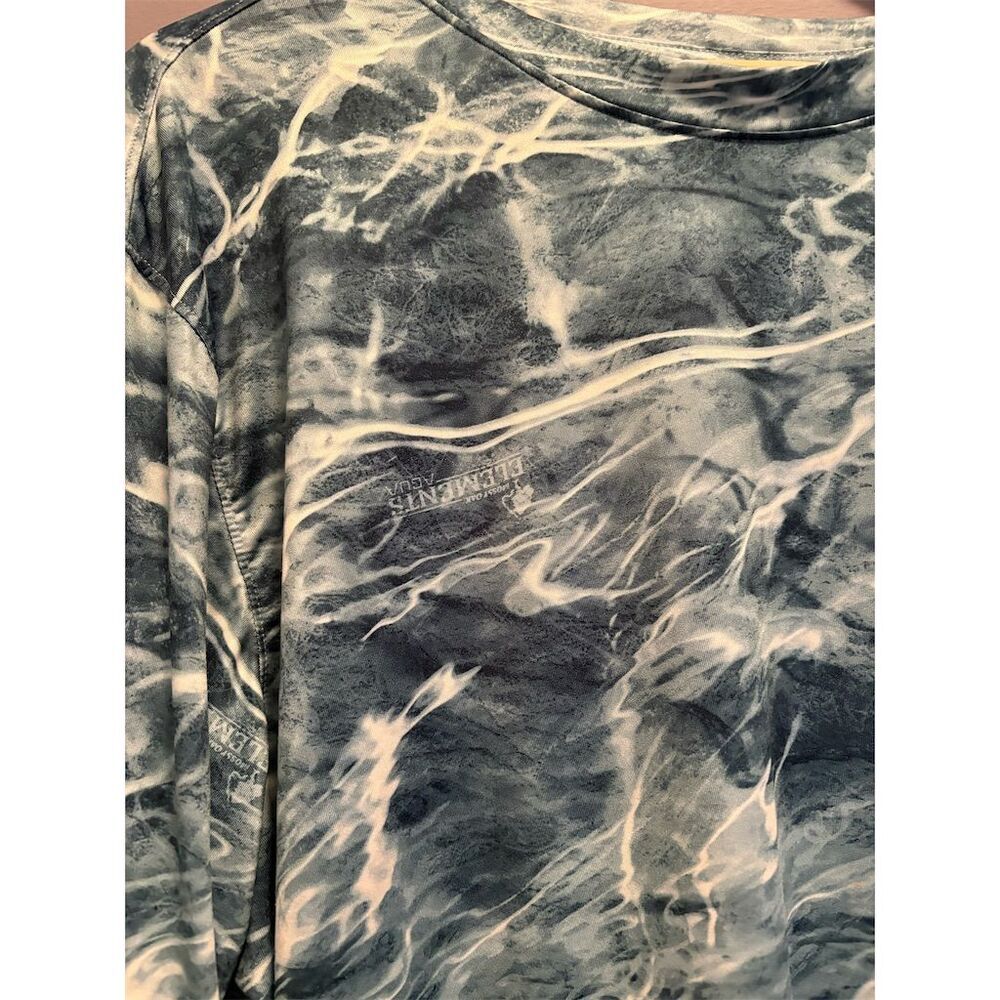 Mossy Oak Men's XL Green Rash Guard Swim Shirt UPF 40+ Long Sleeve - Picture 2 of 7
